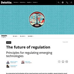 Regulating emerging technology