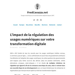 L’impact de la régulation des usages numériques sur votre transformation digitale