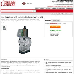 Gas Regulator with Industrial Solenoid Valves VAD