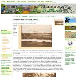 Réhabilitation de la SNPE - [Charente Nature]