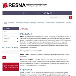 Rehabilitation Engineering & Assistive Technology Society of North America