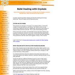 Reiki Healing With Crystals