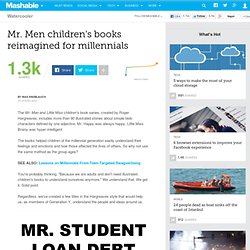 Mr. Men children's books reimagined for millennials