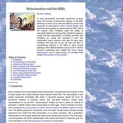 Reincarnation and the Bible