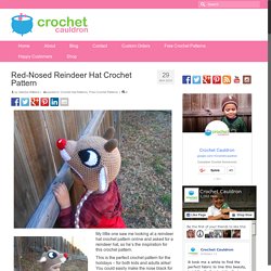 Reindeer Hat Crochet Pattern - CrochetCauldron.com
