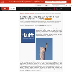 Reinforced heating: The new VENTUS-X from Lufft for extreme locations