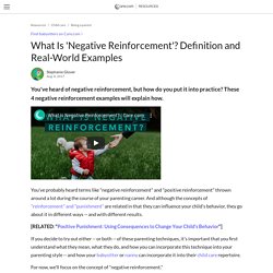 What Is 'negative Reinforcement'? Definition And Real-World Examples