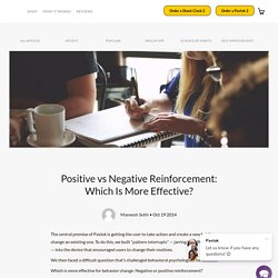 Positive vs Negative Reinforcement: Which Is More Effective?