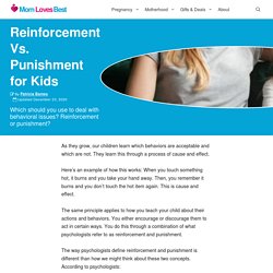 Reinforcement Vs. Punishment for Kids (And Examples)