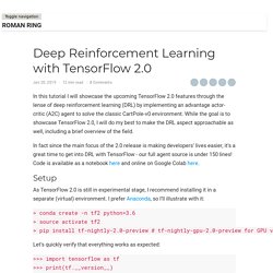 Deep Reinforcement Learning with TensorFlow 2.0