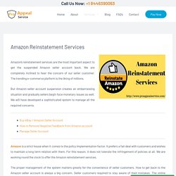 Amazon Reinstatement Services