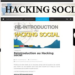 Réintroduction au Hacking social
