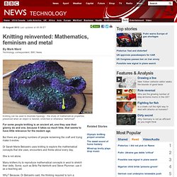 Knitting reinvented: Mathematics, feminism and metal
