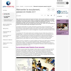 Réinventer le recrutement, passez en mode 2.0 !