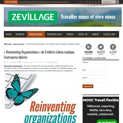 « Reinventing Organizations » de Frédéric Laloux explique l'entreprise libérée