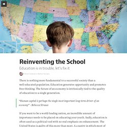 Reinventing the School — Better Humans
