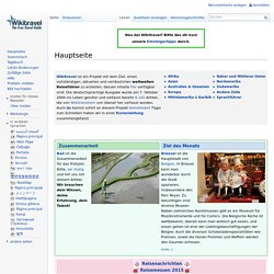 Hauptseite – Wikitravel