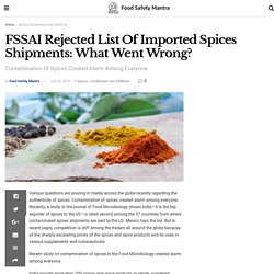 FSSAI Rejected List Of Imported Spices Shipments: What Went Wrong?
