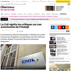 La Cnil rejette les critiques sur son autorisation de l'Hadopi - Vu sur le web