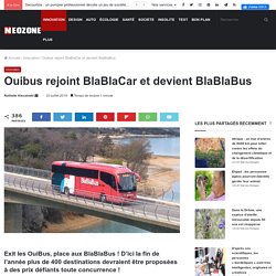 Ouibus rejoint BlaBlaCar et devient BlaBlaBus - NeozOne