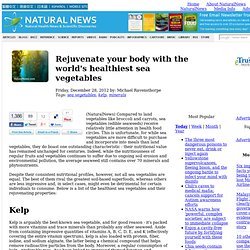 Rejuvenate your body with the world's healthiest sea vegetables
