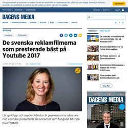 De svenska reklamfilmerna som presterade bäst på Youtube 2017