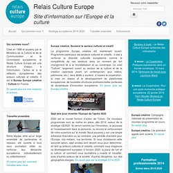 Relais Culture Europe: culture