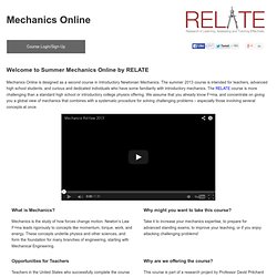 Mechanics Online - Free Physics Course