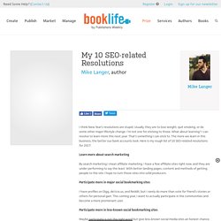 My 10 SEO-related Resolutions by Mike Langer