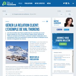 » Gérer la relation client: l’exemple de Val Thorens