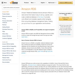 Relational Database Service (Amazon RDS)