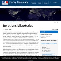 Relations bilatérales