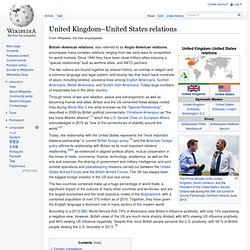 United Kingdom–United States relations