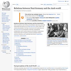 Relations between Nazi Germany and the Arab world