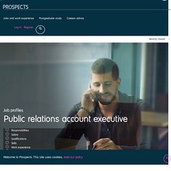 Public relations account executive job profile