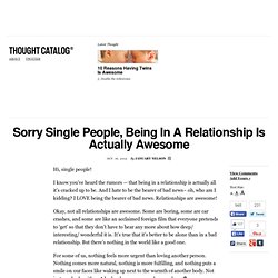 Sorry Single People, Being In A Relationship Is Actually Awesome