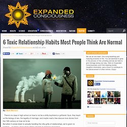 6 Toxic Relationship Habits Most People Think Are Normal