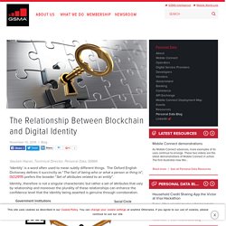 The Relationship Between Blockchain and Digital Identity - Personal DataPersonal Data