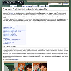 Theory and Analysis:Shinji and Asuka's Relationship - EvaWiki - An Evangelion Wiki - EvaGeeks.org