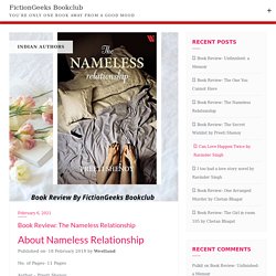 Book Review: The Nameless Relationship - FictionGeeks Bookclub