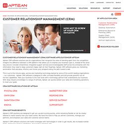 CRM–Fully Integrated CRM &amp; Knowledge Management Software