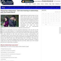 How To Fix A Relationship – Gain happiness in Relationships with The Trivedi Effect