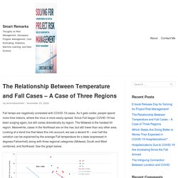 The Relationship Between Temperature and Fall Cases – A Case of Three Regions – Smart Remarks