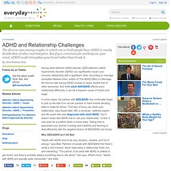 ADHD Adults and Relationships - Adult ADD/ADHD