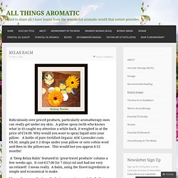 ALL THINGS AROMATIC