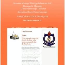 Sarasota Massage Therapy-Relaxation and Therapeutic Massage - Articles