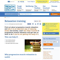 Relaxation training