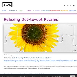 Relaxing Dot-to-dot Puzzles