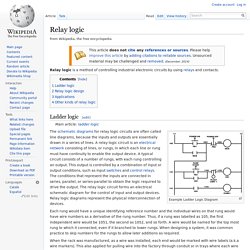 Relay logic