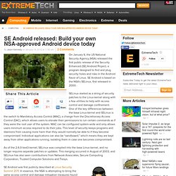 SE Android released: Build your own NSA approved Android device today